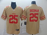 Nike 49ers 25 Richard Sherman Cream Inverted Legend Limited Jersey,baseball caps,new era cap wholesale,wholesale hats